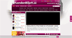 Desktop Screenshot of londonbiljett.se